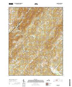 Alberene 2019 topographic map thumbnail