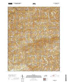Alum Ridge 2019 topographic map thumbnail