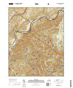 Arnold Valley 2019 topographic map thumbnail