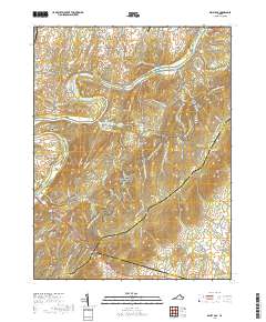 Ashby Gap 2019 topographic map thumbnail