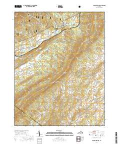 Augusta Springs 2019 topographic map thumbnail