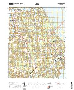 Benns Church 2019 topographic map thumbnail