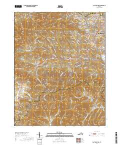 Bent Mountain 2019 topographic map thumbnail