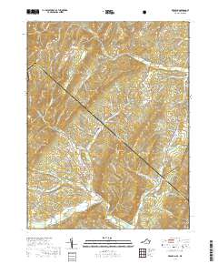 Bergton 2019 topographic map thumbnail