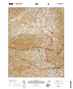 Blacksburg 2019 topographic map thumbnail
