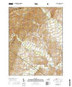 Briery Branch 2019 topographic map thumbnail