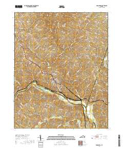 Brookneal 2019 topographic map thumbnail