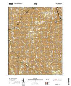 Caney Ridge 2019 topographic map thumbnail