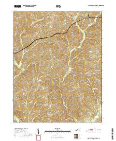 Charlotte Court House 2019 topographic map thumbnail