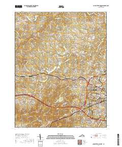 Charlottesville West 2019 topographic map thumbnail