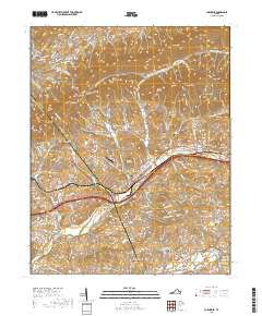 Chilhowie 2019 topographic map thumbnail