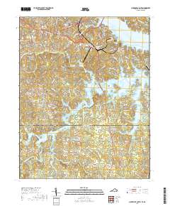 Clarksville South 2019 topographic map thumbnail
