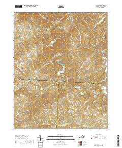 Claudville 2019 topographic map thumbnail