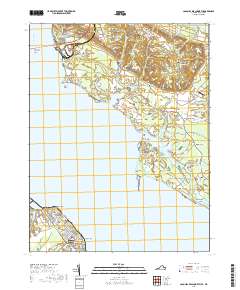 Colonial Beach North 2019 topographic map thumbnail