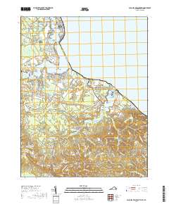 Colonial Beach South 2019 topographic map thumbnail
