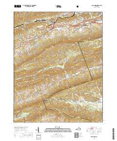 Cove Creek 2019 topographic map thumbnail
