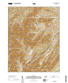 Covesville 2019 topographic map thumbnail