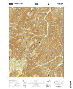 Cow Knob 2019 topographic map thumbnail