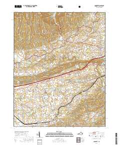 Crockett 2019 topographic map thumbnail