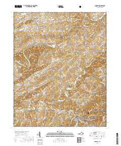 Damascus 2019 topographic map thumbnail