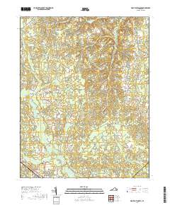 Disputanta North 2019 topographic map thumbnail