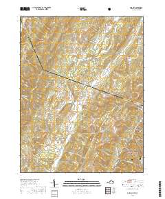Doe Hill 2019 topographic map thumbnail