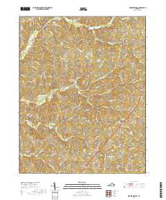 Drakes Branch 2019 topographic map thumbnail