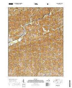 Dungannon 2019 topographic map thumbnail
