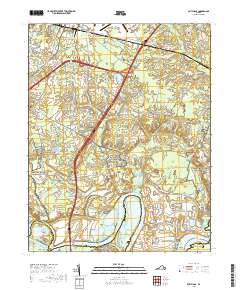 Dutch Gap 2019 topographic map thumbnail