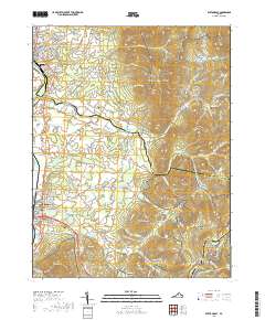 Elkton East 2019 topographic map thumbnail