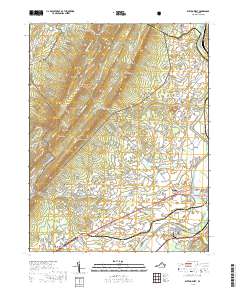 Elkton West 2019 topographic map thumbnail