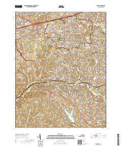 Fairfax 2019 topographic map thumbnail