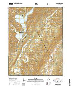 Falling Spring 2019 topographic map thumbnail