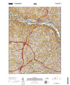 Falls Church 2019 topographic map thumbnail