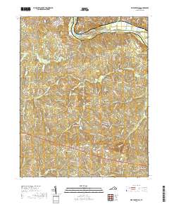 Fine Creek Mills 2019 topographic map thumbnail