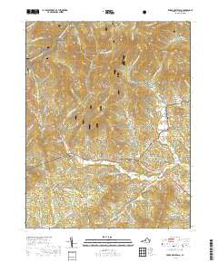 Forks of Buffalo 2019 topographic map thumbnail