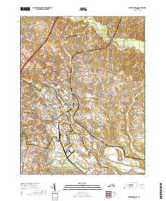 Fredericksburg 2019 topographic map thumbnail