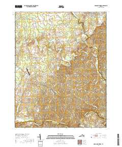 Germanna Bridge 2019 topographic map thumbnail