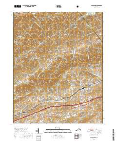 Glade Spring 2019 topographic map thumbnail