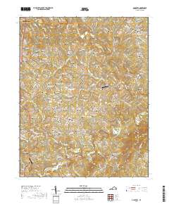 Gladehill 2019 topographic map thumbnail