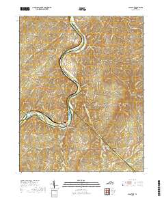Gladstone 2019 topographic map thumbnail