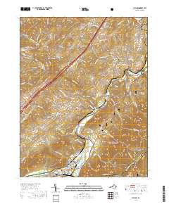 Glasgow 2019 topographic map thumbnail