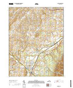 Grottoes 2019 topographic map thumbnail