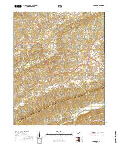 Hansonville 2019 topographic map thumbnail
