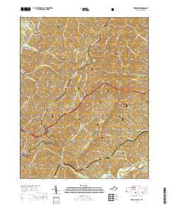 Jerrys Run 2019 topographic map thumbnail