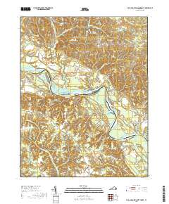 King And Queen Court House 2019 topographic map thumbnail