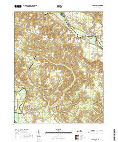 King William 2019 topographic map thumbnail