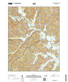 Lake Anna West 2019 topographic map thumbnail