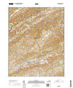 Lebanon 2019 topographic map thumbnail