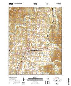 Luray 2019 topographic map thumbnail